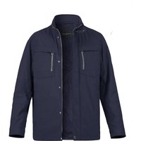 bugatti Herren Jacke blau Mikrofaser unifarben von Bugatti