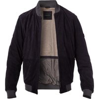 bugatti Herren Lederjacke blau unifarben von Bugatti
