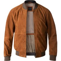 bugatti Herren Lederjacke braun, cognac unifarben von Bugatti