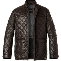 bugatti Herren Lederjacke braun unifarben von Bugatti