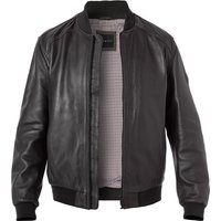 bugatti Herren Lederjacke braun unifarben von Bugatti