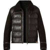 bugatti Herren Lederjacke schwarz unifarben von Bugatti