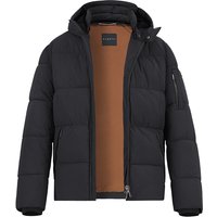 bugatti Herren Steppjacke schwarz Mikrofaser unifarben von Bugatti
