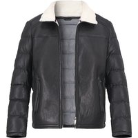 bugatti Herren Lederjacke schwarz Nappaleder unifarben bugatti Herren Lederjacke schwarz Nappaleder unifarben von Bugatti