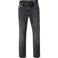 bugatti Herren Jeans Grau Baumwoll-Stretch von Bugatti