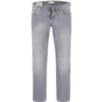 bugatti Herren Jeans Grau Baumwoll-Stretch von Bugatti