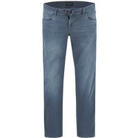 bugatti Herren Jeans grau Baumwoll-Stretch von Bugatti