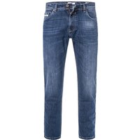 bugatti Herren Jeans blau Baumwoll-Stretch von Bugatti