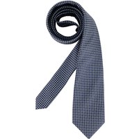 bugatti Herren Krawatte blau Seide gemustert von Bugatti