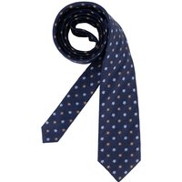 bugatti Herren Krawatte blau Seide unifarben von Bugatti