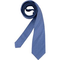 bugatti Herren Krawatte blau unifarben von Bugatti