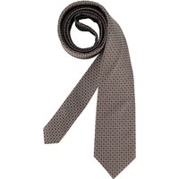 bugatti Herren Krawatte braun Seide gemustert von Bugatti