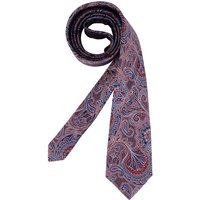 bugatti Herren Krawatte rot Seide gemustert von Bugatti