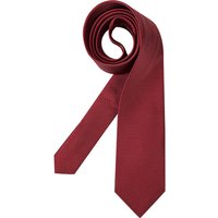 bugatti Herren Krawatte rot unifarben von Bugatti