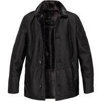 bugatti Herren Lammfelljacke braun unifarben von Bugatti