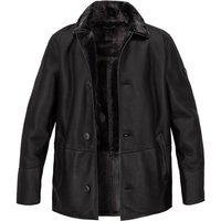 bugatti Herren Lammfelljacke braun unifarben von Bugatti