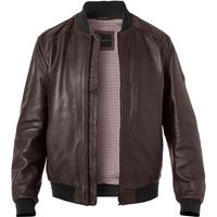bugatti Herren Lederblouson braun Lammleder unifarben von Bugatti