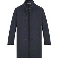 bugatti Herren Mantel blau unifarben von Bugatti