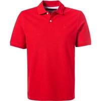 bugatti Herren Polo-Shirt rot Baumwoll-Piqué von Bugatti