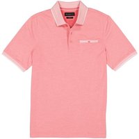 bugatti Herren Polo-Shirt rot Baumwoll-Piqué von Bugatti