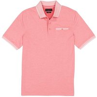 bugatti Herren Polo-Shirt rot Baumwoll-Piqué von Bugatti