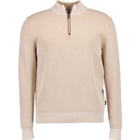 bugatti Herren Pullover beige unifarben von Bugatti
