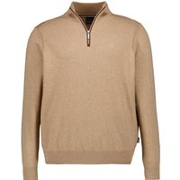 bugatti Herren Troyer beige unifarben von Bugatti