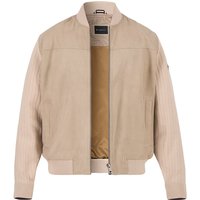 bugatti Herren Strickblouson blau unifarben von Bugatti