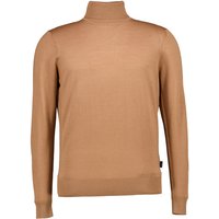 bugatti Herren Pullover braun unifarben von Bugatti