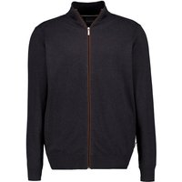 bugatti Herren Cardigan grau unifarben von Bugatti