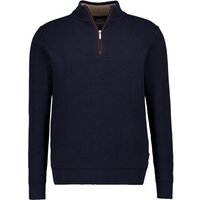 bugatti Herren Pullover blau unifarben von Bugatti