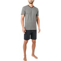 bugatti Herren Pyjama blau Jersey-Baumwolle gemustert bugatti Herren Pyjama blau Jersey-Baumwolle gemustert von Bugatti