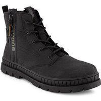 bugatti Herren Stiefeletten schwarz Velours von Bugatti