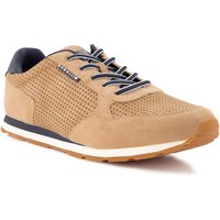 bugatti Herren Sneaker beige Textil & Canvas von Bugatti