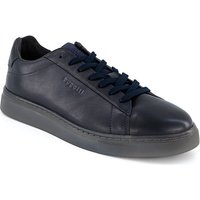 bugatti Herren Sneaker blau Glattleder von Bugatti