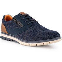 bugatti Herren Schnürschuhe blau Textil von Bugatti