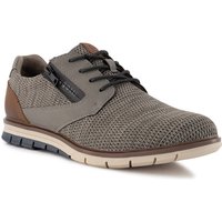 bugatti Herren Schnürschuhe braun Textil von Bugatti