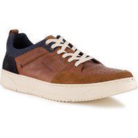 bugatti Herren Sneaker braun Glattleder von Bugatti