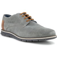 bugatti Herren Schnürschuhe grau Veloursleder von Bugatti