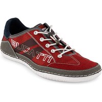 bugatti Herren Sneaker rot Textil von Bugatti