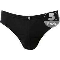 bugatti Herren Slips schwarz Baumwolle unifarben von Bugatti