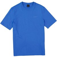 bugatti Herren T-Shirt blau Baumwolle von Bugatti