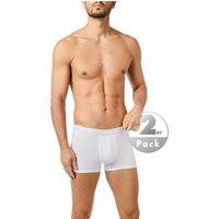 bugatti Herren Trunks Weiß Baumwolle unifarben von Bugatti