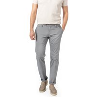 bugatti Herren Chino grau Baumwolle meliert von Bugatti