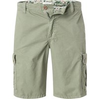 bugatti Herren Cargoshorts grün Baumwolle von Bugatti