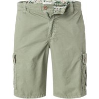 bugatti Herren Cargoshorts grün Baumwolle von Bugatti