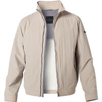 bugatti Herren Blouson beige Mikrofaser unifarben von Bugatti