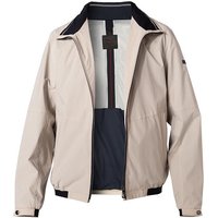 bugatti Herren Jacke beige Mikrofaser unifarben von Bugatti