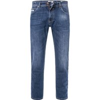 bugatti Herren Jeans blau Baumwoll-Stretch von Bugatti