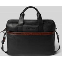 bugatti Laptoptasche mit abnehmbarem Schulterriemen Modell 'Corso' in BLACK, Größe One Size von Bugatti